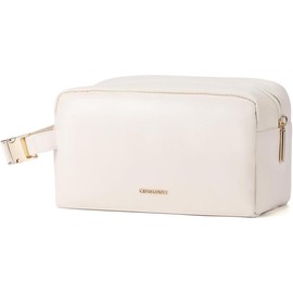 Cerbonny Mini Cooler Bag, Freezable Small Snack Bag, Mini Lunch Bag for Travel/Work/School, Insulated Bag for Woman Girl, Cooler Lunch Box with Ice Packs, Freezable Snack Box with Handle Buckle:_Flagship-Leather-Beige
