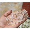 Crocon Clear Quartz Rectangle Shape Gemstone Runes with Elder Futhark