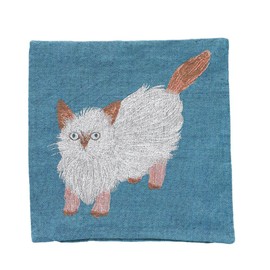 Matsuo Miyuki Cushion Cover Cat Pattern 45 x 45 (Chad)