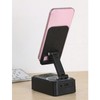 360 Degree Rotatable Cell Phone Stand with Speaker, Cordless Charging