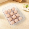 LDXDRU Pack of 2 Egg Boxes 12 Eggs Storage Fridge