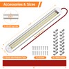 CT CAPETRONIX 12v Led Light Bar Strip, 80leds 1200LM 6.5W