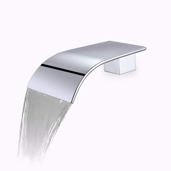 AZOS Bathroom High Flow Waterfall Spout Fixtures Filler Waterfall Spout