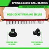 3/8-Inch Magnetic Socket Organizer Rail, Aluminum Alloy Socket Rail, Heavy