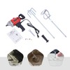 JAYGOVAN Electric Handheld Cement Mixer,24000W Concrete Paint Mixer Drill Set