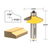 YONICO Cabinet Door Edge Router Bits Set 4 Bit 1/2-Inch
