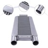 Futchoy Universal Aluminum Intercooler Universal Turbo Intercooler 2.5" Car Universal