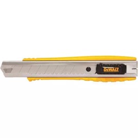 DEWALT (3)-Dewalt 18mm 8-Point 6" Long Lockable Heavy-Duty Snap-Off Knife DWHT10038