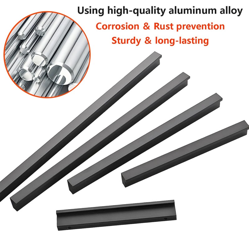 Qrity L 90° Kitchen Cupboard Door Handle Pull Knobs Dresser