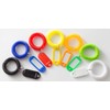 aloala Wrist Key Elastic Coil Key Ring Spiral Spring Band