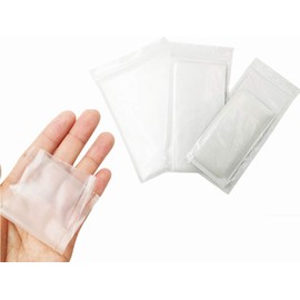 Drchoer 50pcs Water Soluble Bags PVA Fishing Mesh Universal RefillBait Bag Carp Coarse Fishing Accessories Tackles,L,M,S Available (S)
