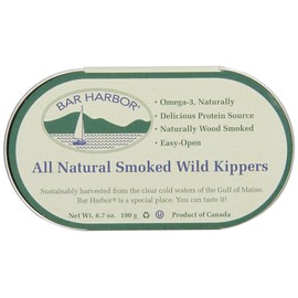 Bar Harbor Wild Smoked Kippers, 6.7 oz. (Pack of 12)
