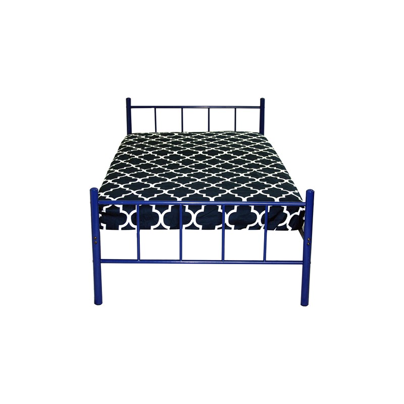 Austin Metal Twin Bed (Blue)