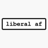 Liberal af Sticker Vinyl Bumper Sticker Decal Waterproof 5"