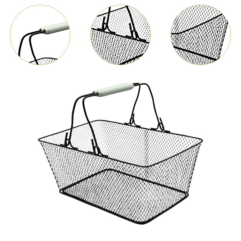 Oshhni Shopping Basket Multifunctional Simple Portable with Handles for Stores
