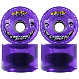 TGM Skateboards Bigfoot Longboard Wheels 76MM 80A SHR Mountain Cruisers Translucent Purple