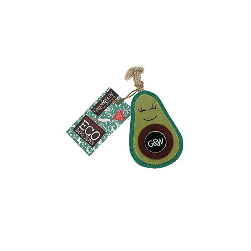 Green & Wilds Audrey the avocado - dog toy