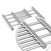 com-four® 2 x high-quality trivet made of stainless steel –