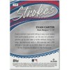 2024 Topps Chrome Baseball Strokes Rookies Evan Carter Rookie Card