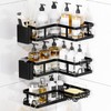 PUPILLEMON 3 Pack Corner Shower Shelves, Rustproof Shower Organizer Caddy