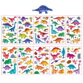 Dinosaur Tattoos for Kids Birthday Decorations -50 Sheets Tattoos Temporary Party for Dinosaur Birthday Decorations 3 Year Old Boy Girl