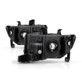 For Honda Ridgeline Headlight Assembly 2006 2007 2008 Pair Driver and Passenger Side | Black Housing | CAPA Certified | HO2502128