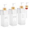 VITVITI Shampoo and Conditioner Dispenser, 17OZ Refillable Shower Soap Dispenser