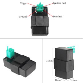 4 Pin DC CDI Box for ATV Buggy Quad Pit Dirt PRO Trail Bike Go Kart 50cc 70cc 90cc 110cc 125cc 150cc 200cc