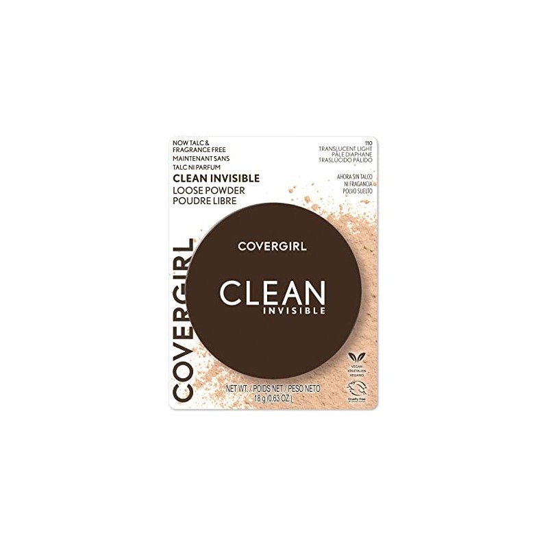 Clean Invisible Loose Powder - 110 Translucent Light by CoverGirl