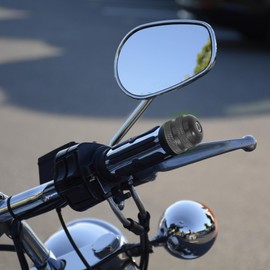 X AUTOHAUX 1 Pair 7/8" 22mm Black Motorcycle Handlebar End Grips Ends Plugs