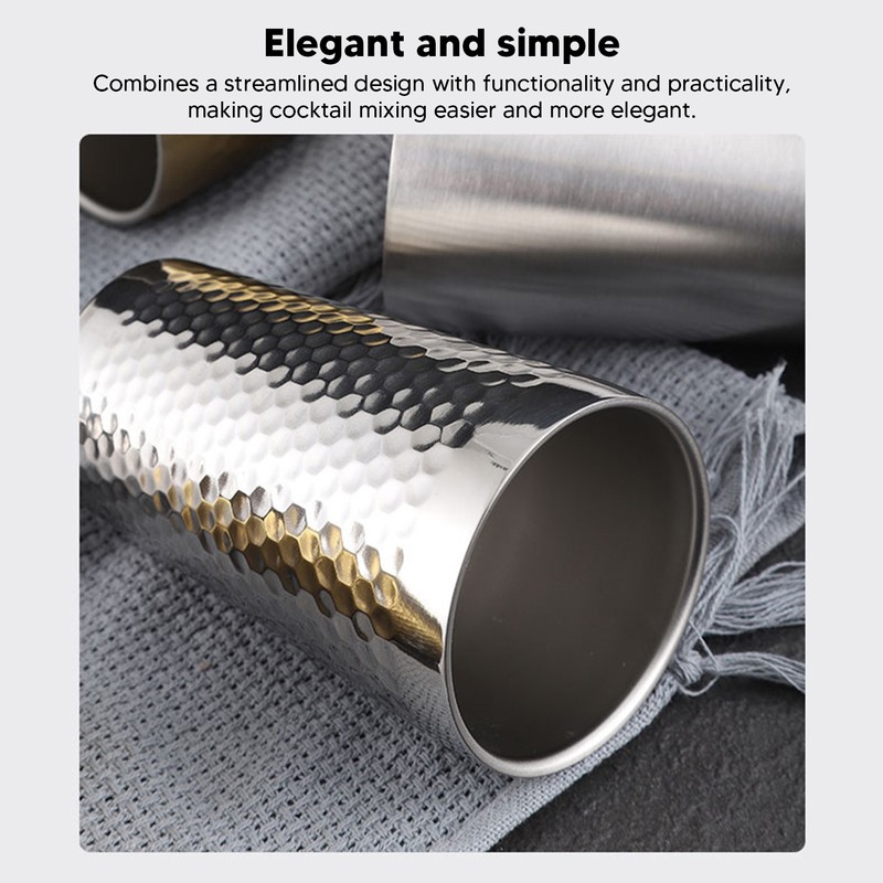 2pcs 304 Stainless Steel Cup 350ml Durable Multipurpose Water Coffee