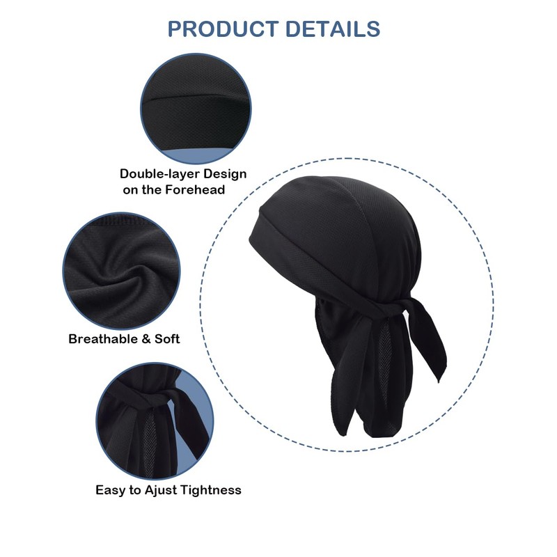 Do Rags Cooling Skull Caps, Hip Hop Hats, Pirate Hat