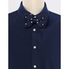 Allegra K Knit Bowtie, Bowtie, Ribbon, Polka Dot Pattern, Wedding,
