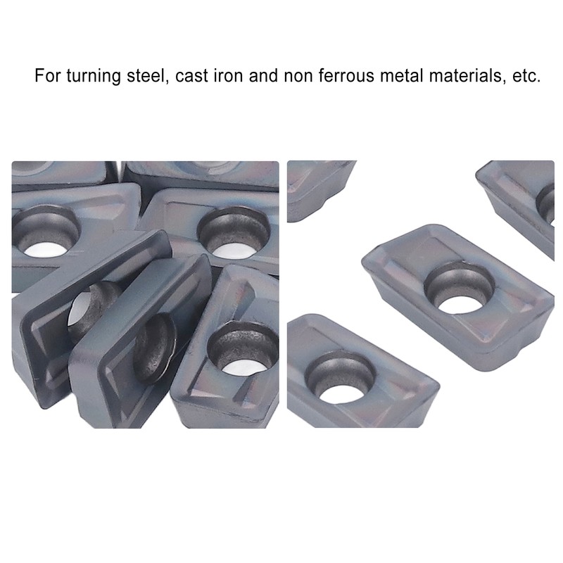 10 Pcs Carbide Turning Inserts Tin Plated CNC Milling Cutter