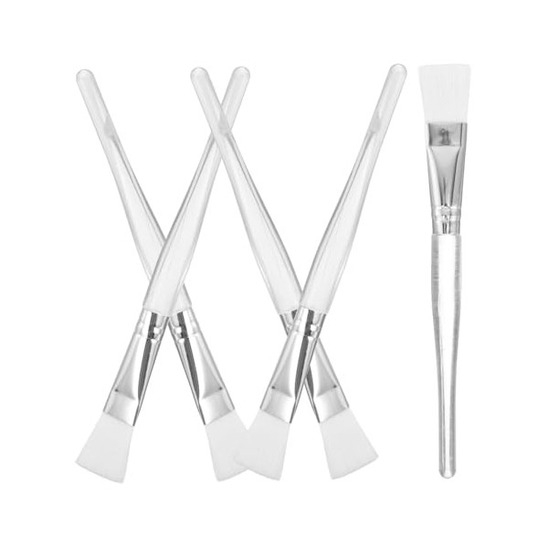 5pcs Soft Bristle Facial Mask Applicators Reusable Mud Mask Tools