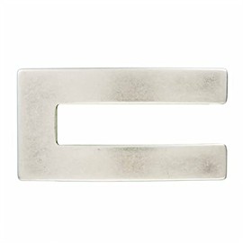 UmjuBelt Clasp Elegance Matt, silver