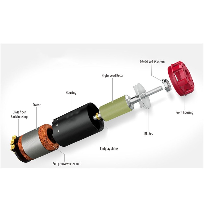 2830KV Brushless Motor RC F3650 12T Brushless Motor Replacement for