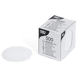 PAPSTAR Tassendeckchen rund, weiß, Durchmesser: 8,5 cm
