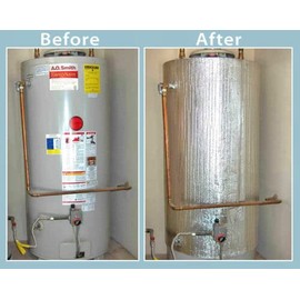 Water Heater Blanket Insulation, Non Fiberglass, Fits up to 80 Gallons Tank