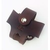 Basket Style Leather Tape Measure Holder by AP Saddlery (Dark