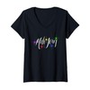 Womens Mah Jong (mahjong) V-Neck T-Shirt