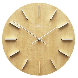 Atlanta 4419/30 Quartz Wall Clock Alder