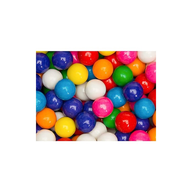 Bubble Chewing Gum Balls One Inch Gumballs Assorted Flavors 1