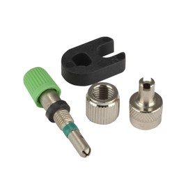 FISCHER Universal Valve Set with Tool 8-Piece Black/Silver