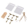 Key Bottle Opener Vintage DIY Exquisite Elegant Angel Wing Key