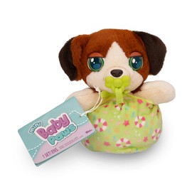 BABY PAWS Minis Beagle, Interactive Plush Carriable Puppy That Includes a Bag Inside Of It And Has Sounds, Kids Age 3+ and up