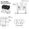 G7L-2A-BUBJ-CB DC24 General Purpose Relay with Test Button - 24