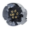 7-poles female socket metal aluminium jaeger