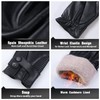 GSG SINCE 1998 Mens Luxury Sheepskin Leather Gloves with Cashmere