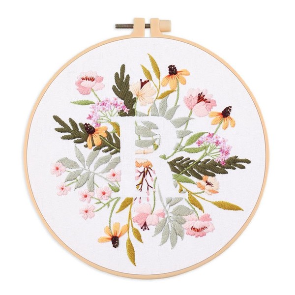 Cachpib Embroidery Kit for Beginners, Embroidery Starter Kits Stamped Cross